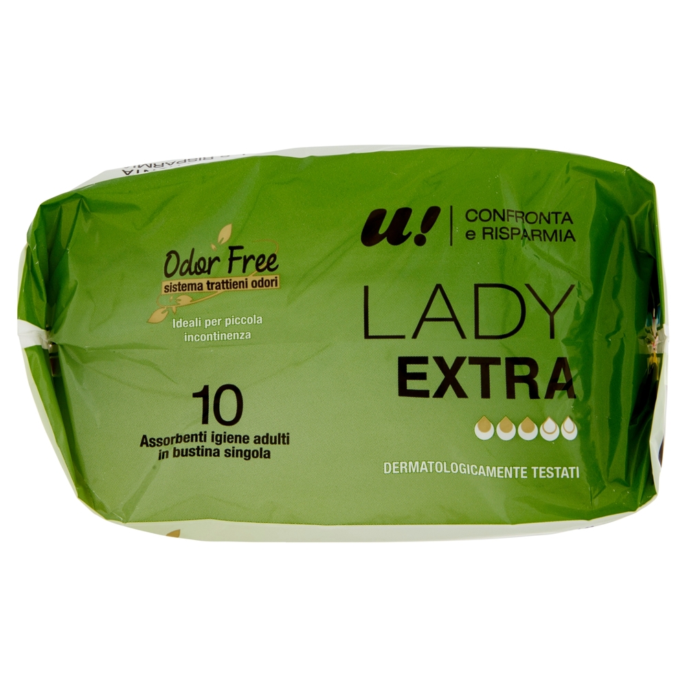 10 Assorbenti Lady Extra U! Confronta e Risparmia